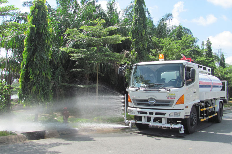 Quy trình dịch vụ cho thuê xe tưới cây tại Hà Nội